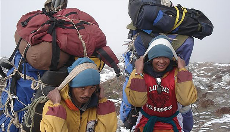 portatori di sherpa