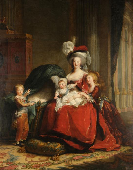I figli della biografia di Marie Antoinette