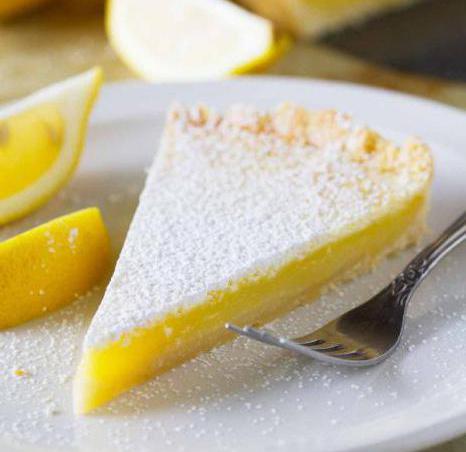ripieno di torta al limone