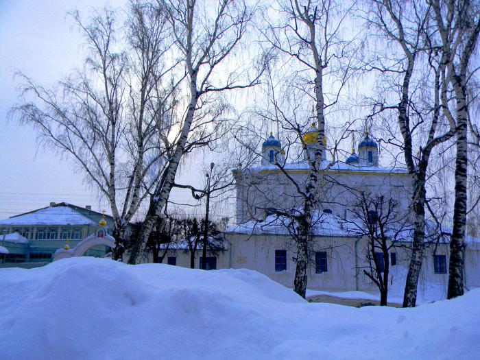 památky Cheboksary v zimě