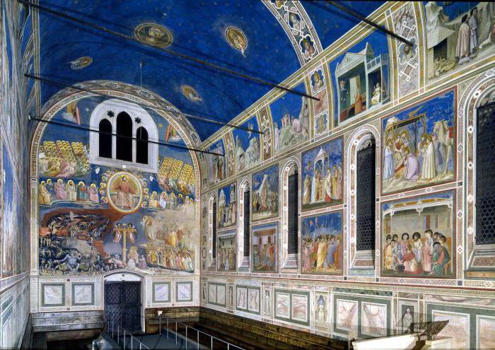 Paduta znamenitosti Giotto