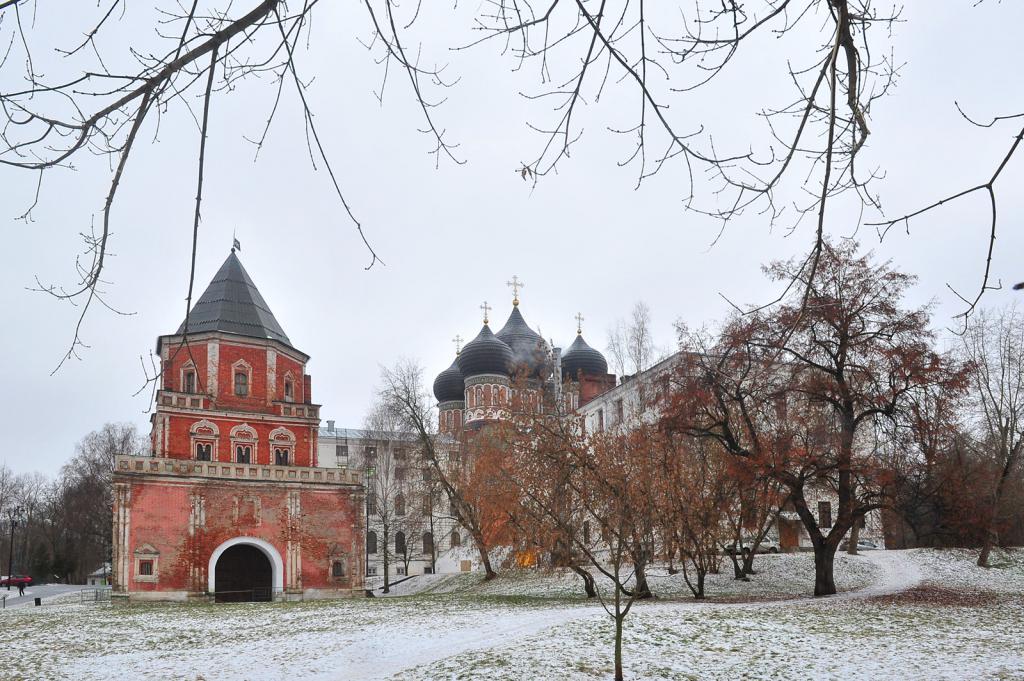 Pokrovsky katedrála v zimě