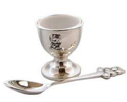 Cucchiaio d'argento per bambino per battesimo
