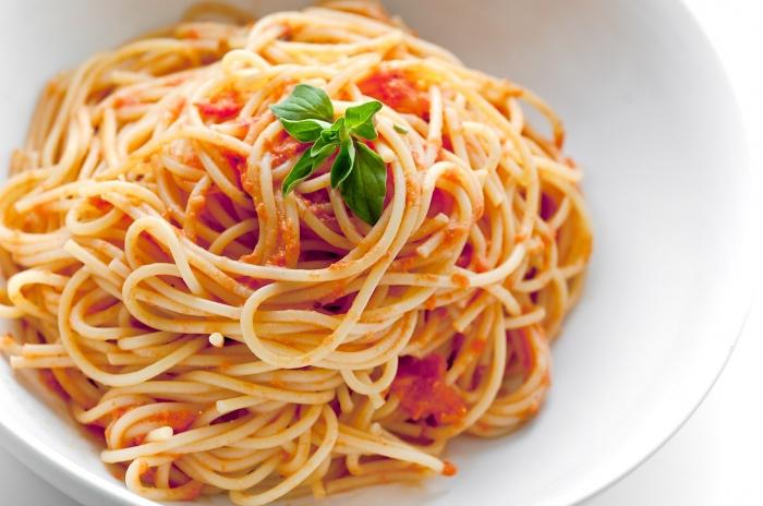 italské těstoviny na špagety