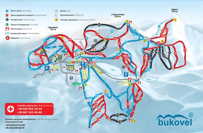 Bukovel skijaška karta