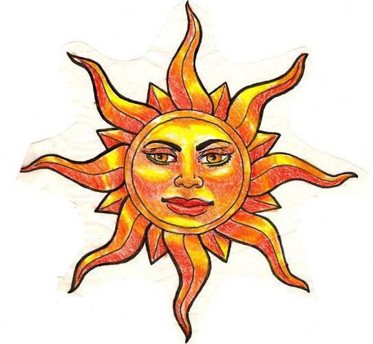 symbol słońca