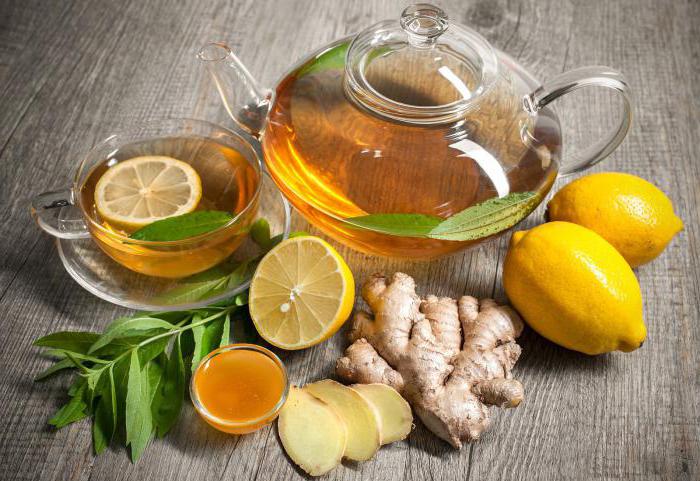 Отслабващ чай с джинджифил и лимон
