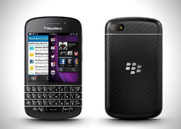 blackberry q10 černá