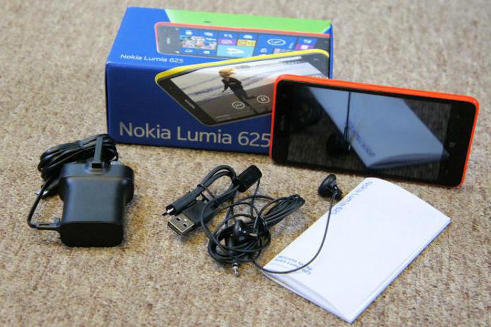 Parametry specifikací smartphonu Nokia Lumia 625