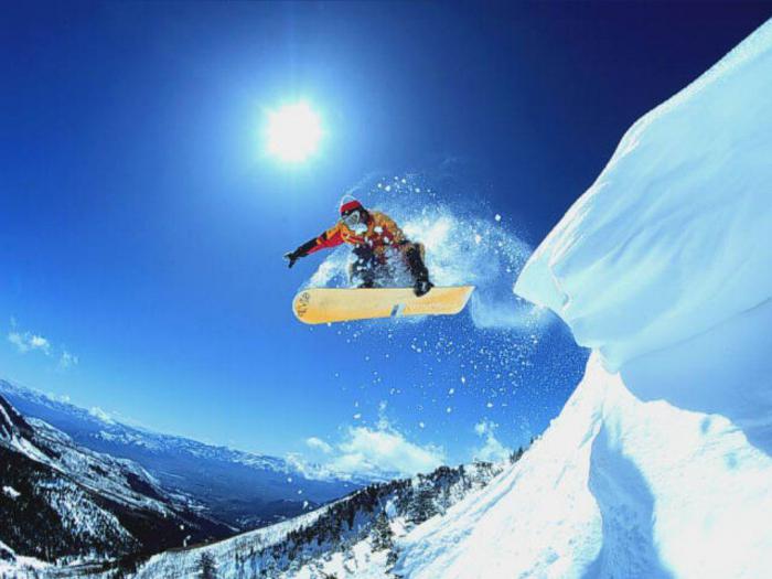miejsca na snowboardzie