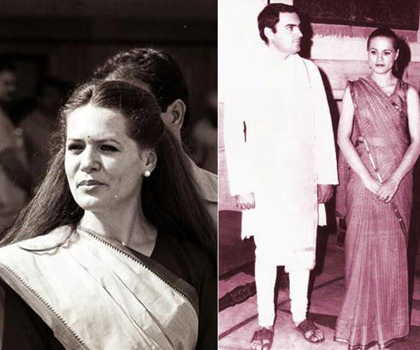 Rajiv Gandhi in Sonia Gandhi