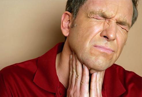 ból gardła podczas połykania