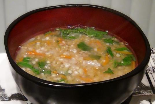 zuppa di grano saraceno