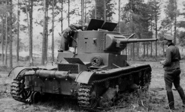 Танк Т-26 борбена употреба