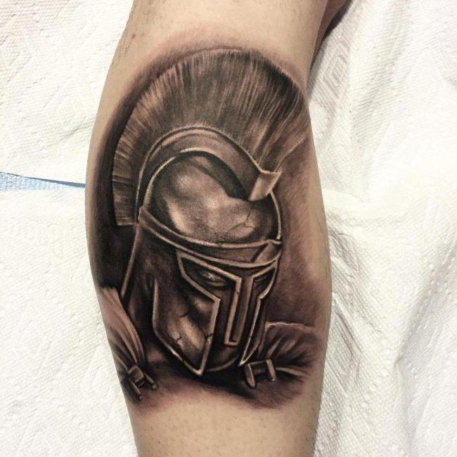 spartan tetování význam