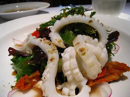 Dietetico di insalata di calamari