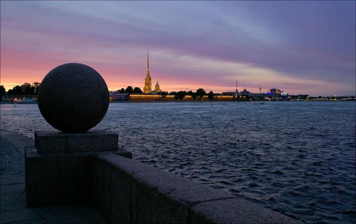 Spit o Vasilevsky ostrov Petrohrad
