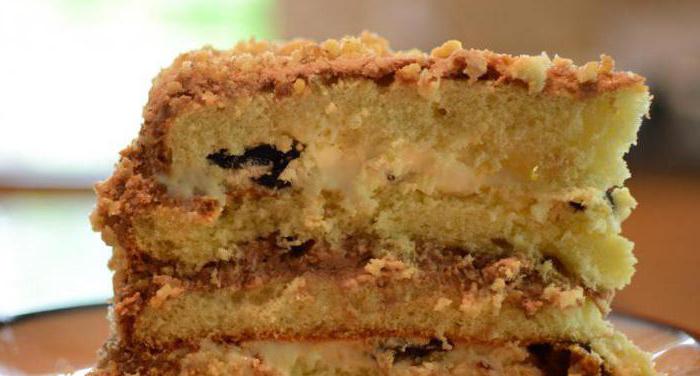 торта с сушени сини сливи и орехи рецепта стъпка по стъпка