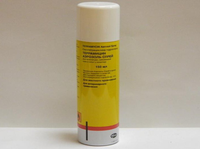 spray terramycin recenze
