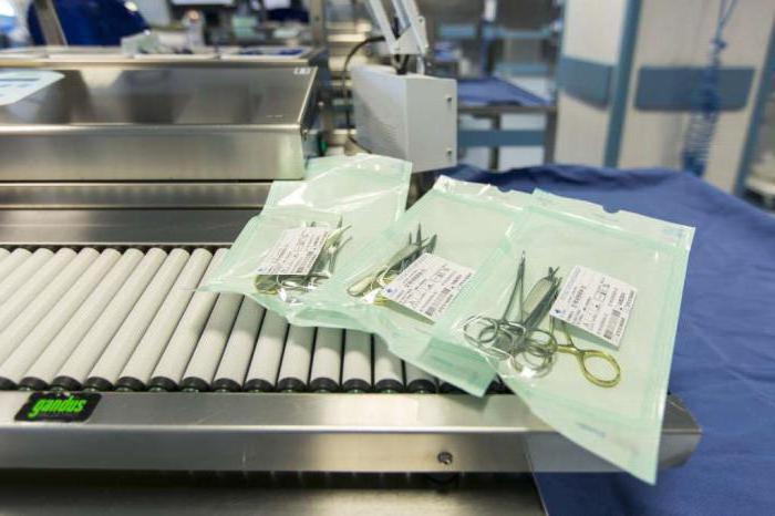 wstępne sterylizowanie urządzeń medycznych