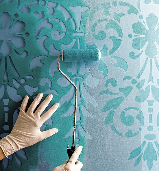 шаблони за боядисване на стени