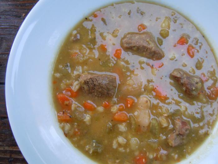 рецепта за грахова супа с говеждо месо