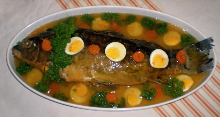 plněné ryby pečené v troubě