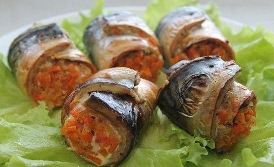makrela faszerowana warzywami z żelatyną