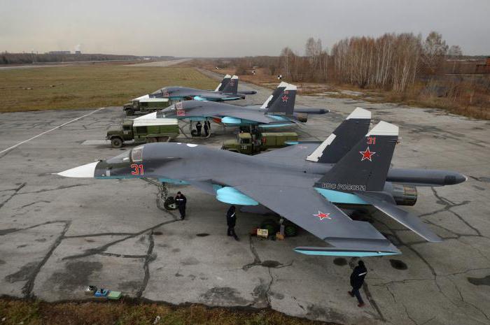 Размери на Су-34