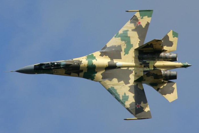 Myśliwiec Su-35: specyfikacje techniczne