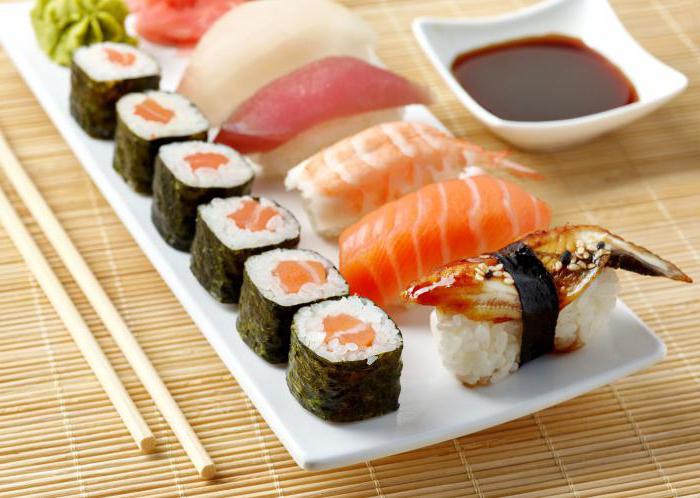 druhy sushi a jména