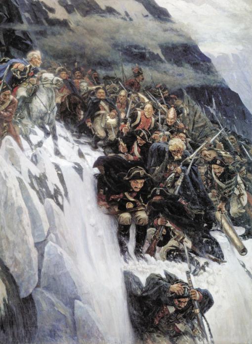 Суворов прелази алпе 1799