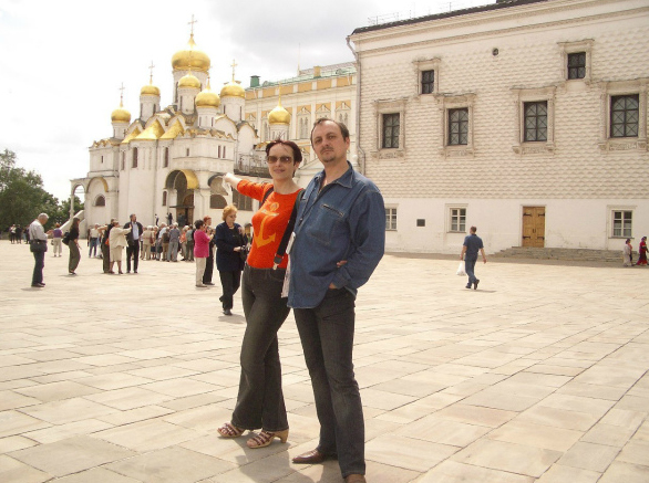 Светлана Розхкова са својим другим мужем