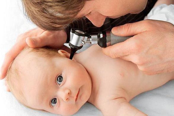 zapalenie ucha środkowego u niemowląt
