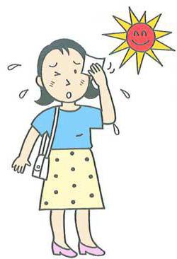 simptomi vročine in sončnega udara pri otrocih