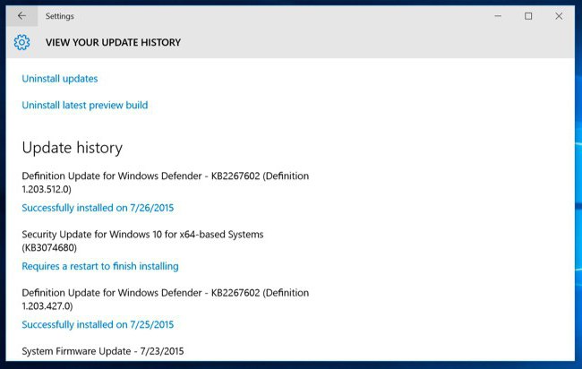 System Windows 10