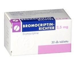 effetti collaterali di bromocriptina