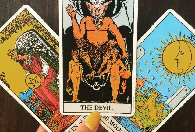 Tarocchi Devil Card