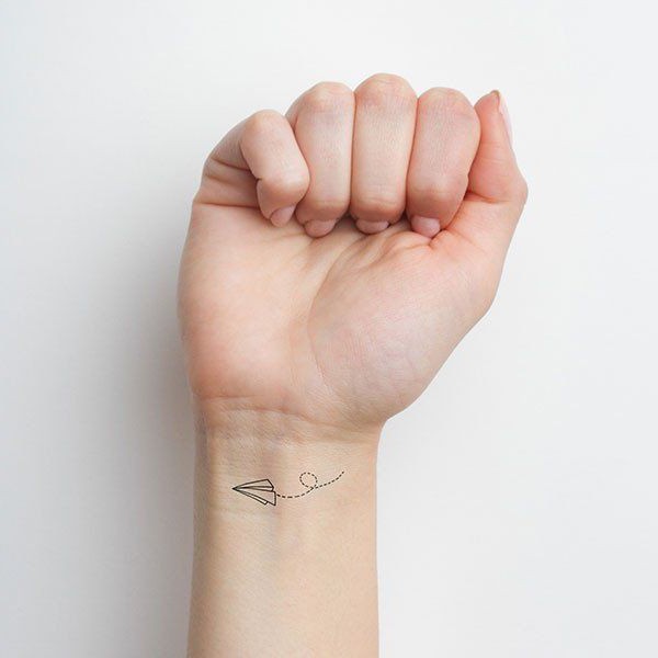 Tetovaža skica zrakoplova