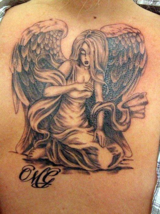 tetování strážní andělé