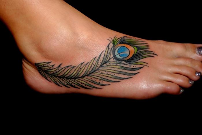 tetování na nohou