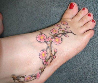 tetovací náramek na noze