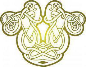 ornamento del tatuaggio celtico
