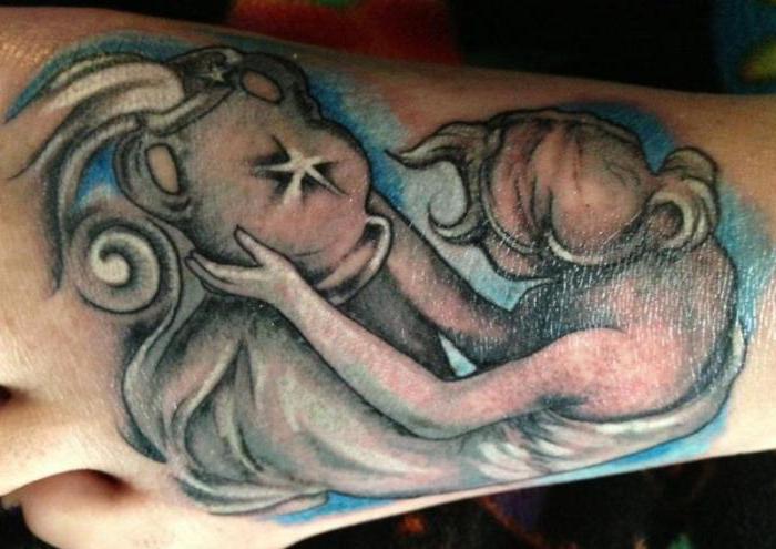 tatuaggio con segno zodiacale