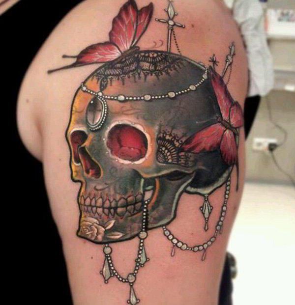 significato di tatuaggio cranio