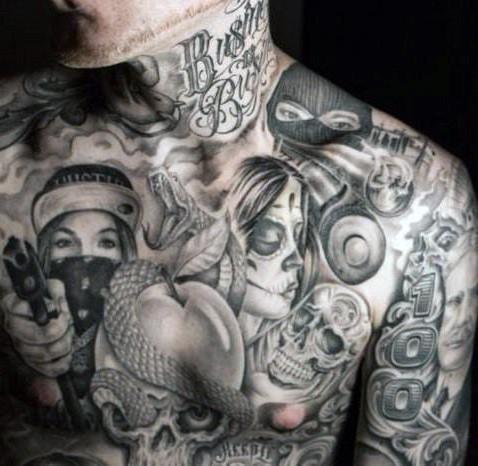 tetování styl chicano