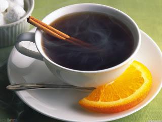 tè con arancia e cannella