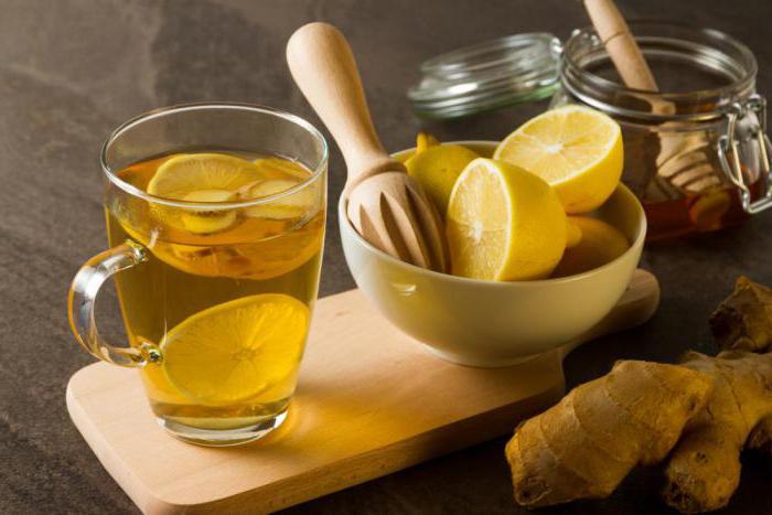 tè allo zenzero limone miele freddo