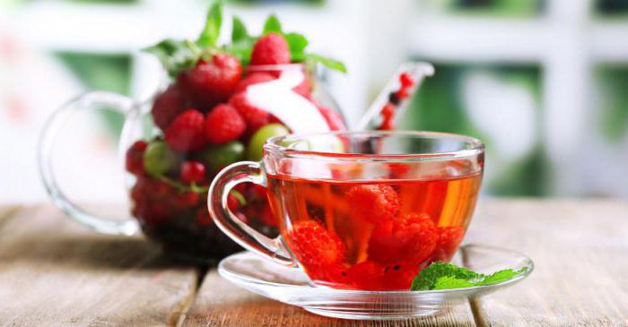 чай с малини за настинки