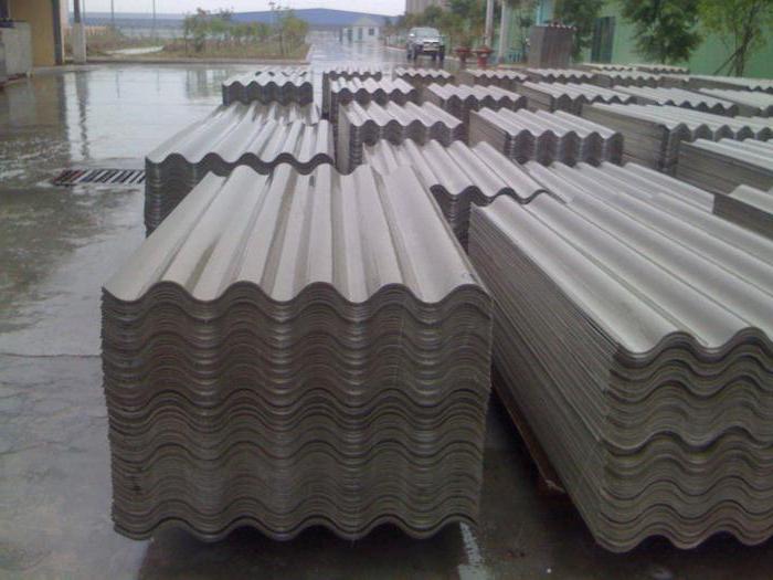azbestno-cementna ploščata pločevina